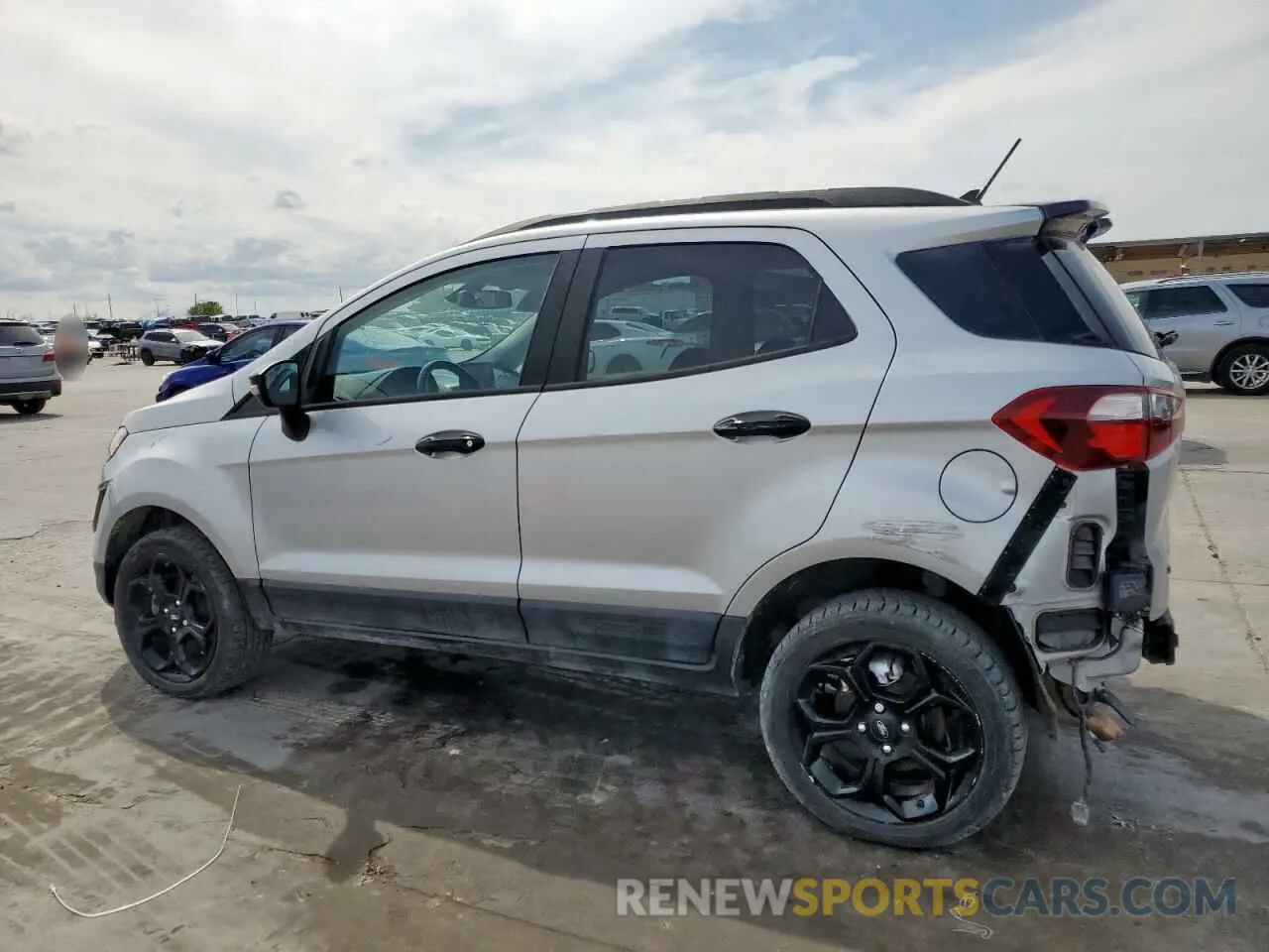 2 fotografías del automóvil dañado MAJ6S3JL6MC455038 FORD ECOSPORT 2021