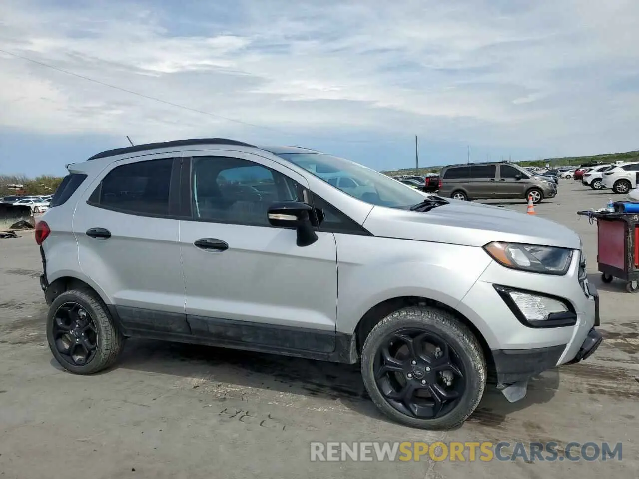 4 fotografías del automóvil dañado MAJ6S3JL6MC455038 FORD ECOSPORT 2021