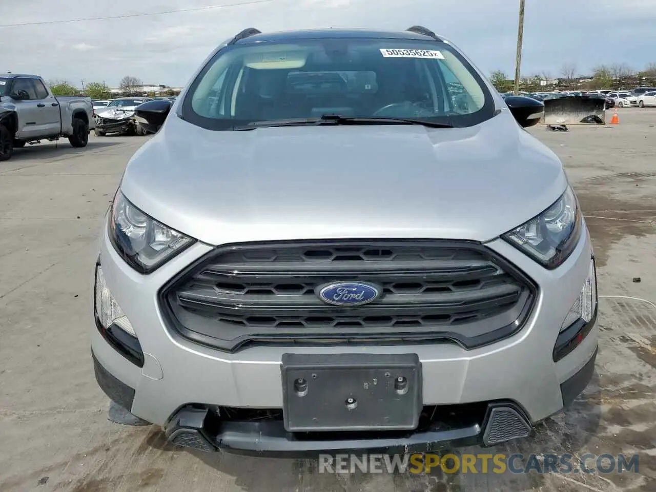 5 fotografías del automóvil dañado MAJ6S3JL6MC455038 FORD ECOSPORT 2021