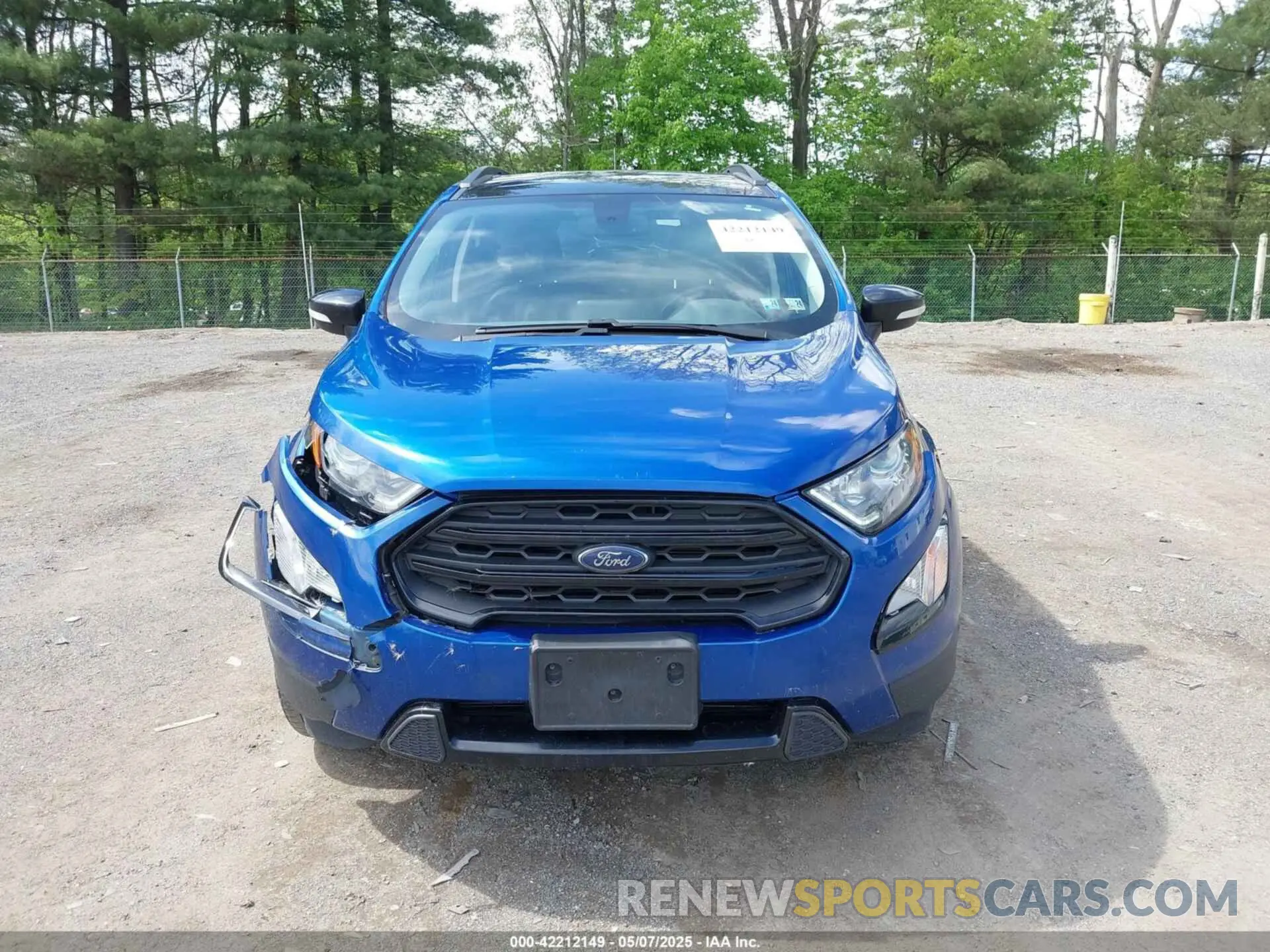 12 fotografías del automóvil dañado MAJ6S3JL8MC435874 FORD ECOSPORT 2021
