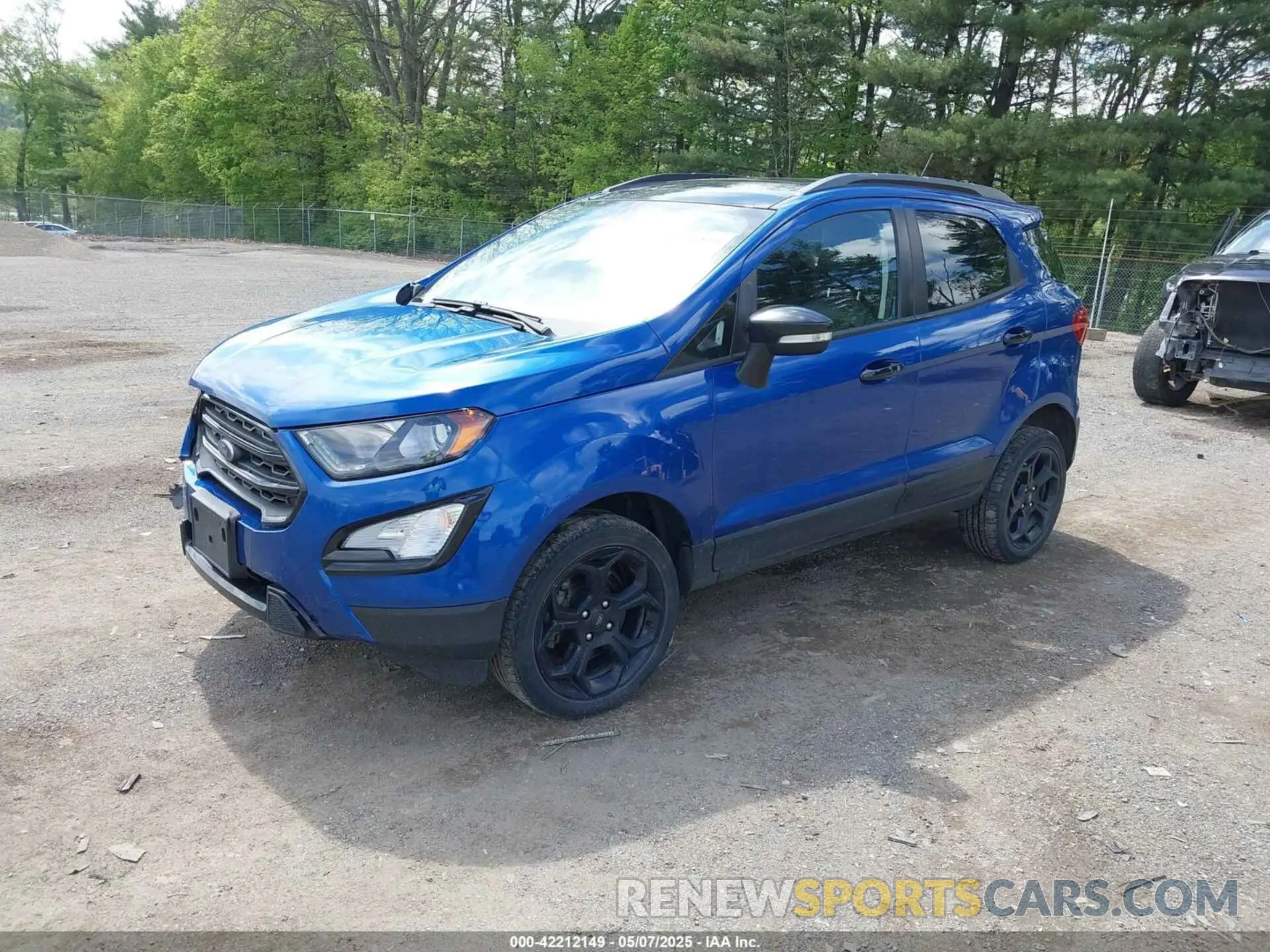 2 fotografías del automóvil dañado MAJ6S3JL8MC435874 FORD ECOSPORT 2021