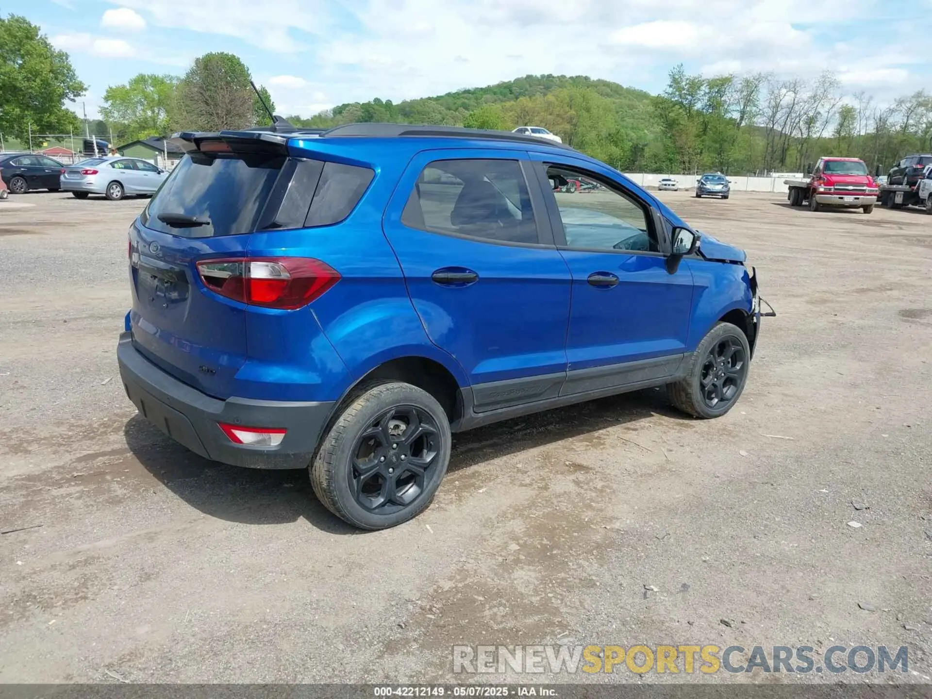 4 fotografías del automóvil dañado MAJ6S3JL8MC435874 FORD ECOSPORT 2021