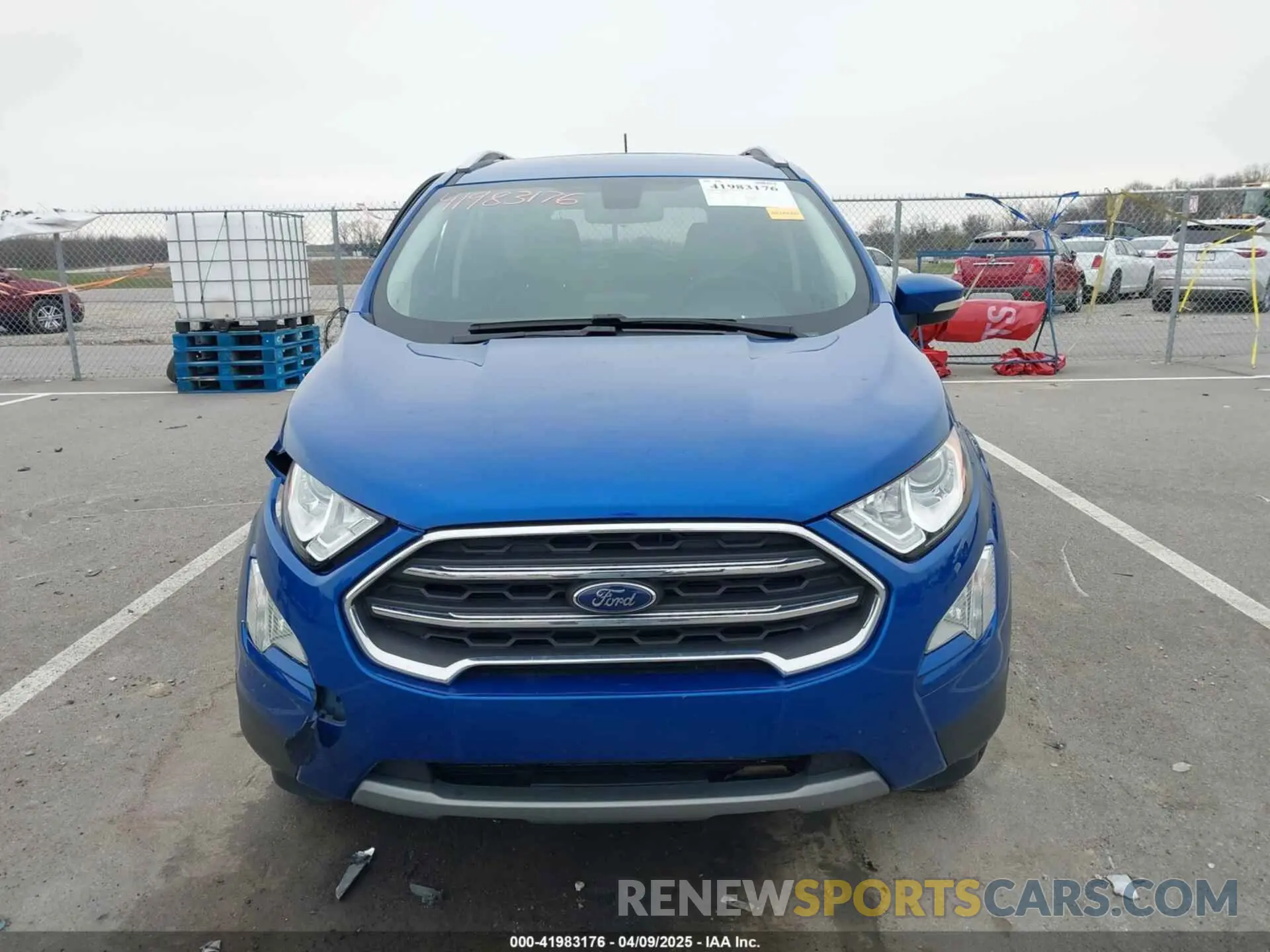 13 fotografías del automóvil dañado MAJ6S3KL0MC401426 FORD ECOSPORT 2021