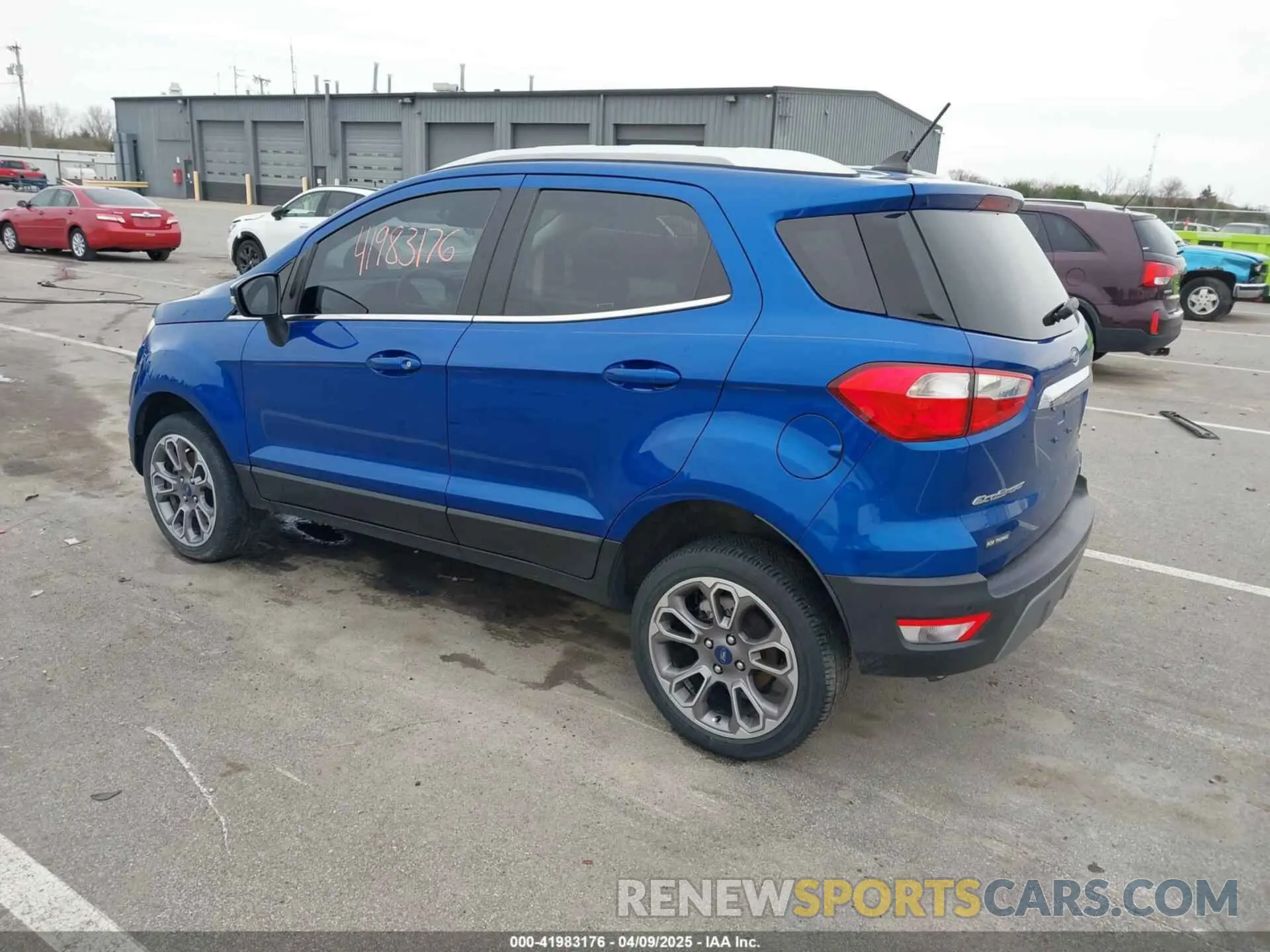 3 fotografías del automóvil dañado MAJ6S3KL0MC401426 FORD ECOSPORT 2021