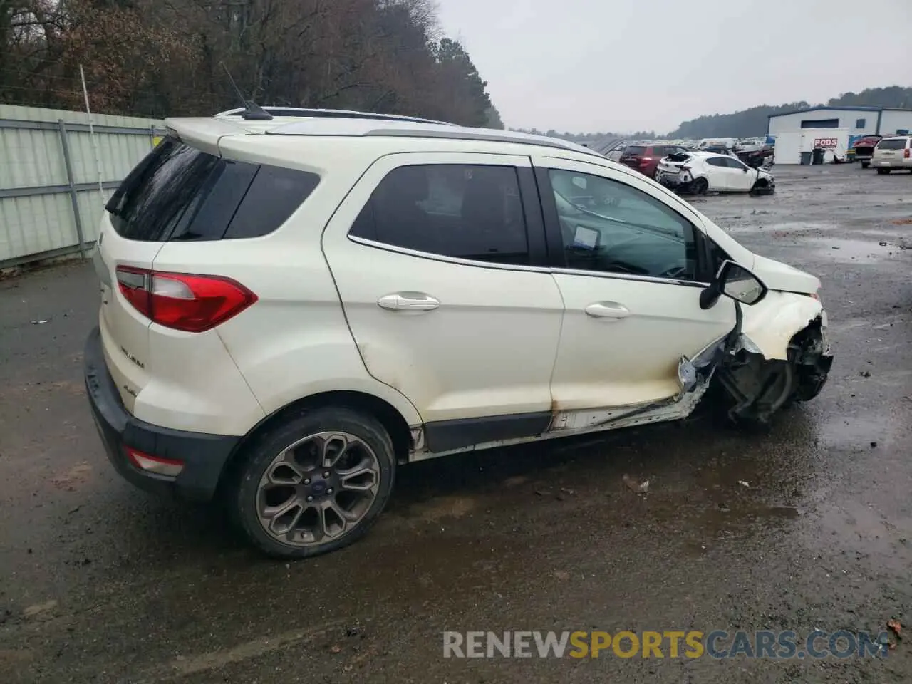 3 fotografías del automóvil dañado MAJ6S3KL1MC401967 FORD ECOSPORT 2021