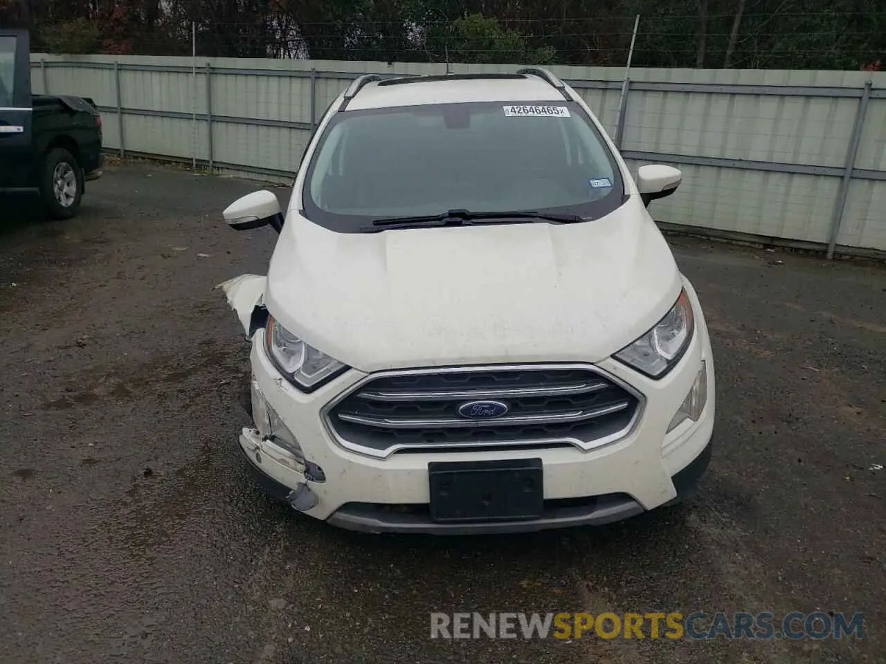 5 fotografías del automóvil dañado MAJ6S3KL1MC401967 FORD ECOSPORT 2021