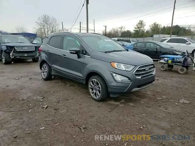 12 fotografías del automóvil dañado MAJ6S3KL2MC412475 FORD ECOSPORT 2021