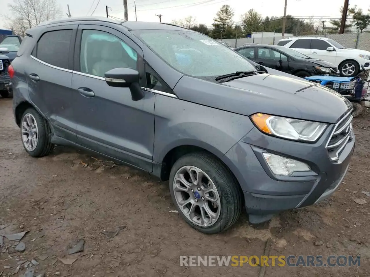 4 fotografías del automóvil dañado MAJ6S3KL2MC412475 FORD ECOSPORT 2021