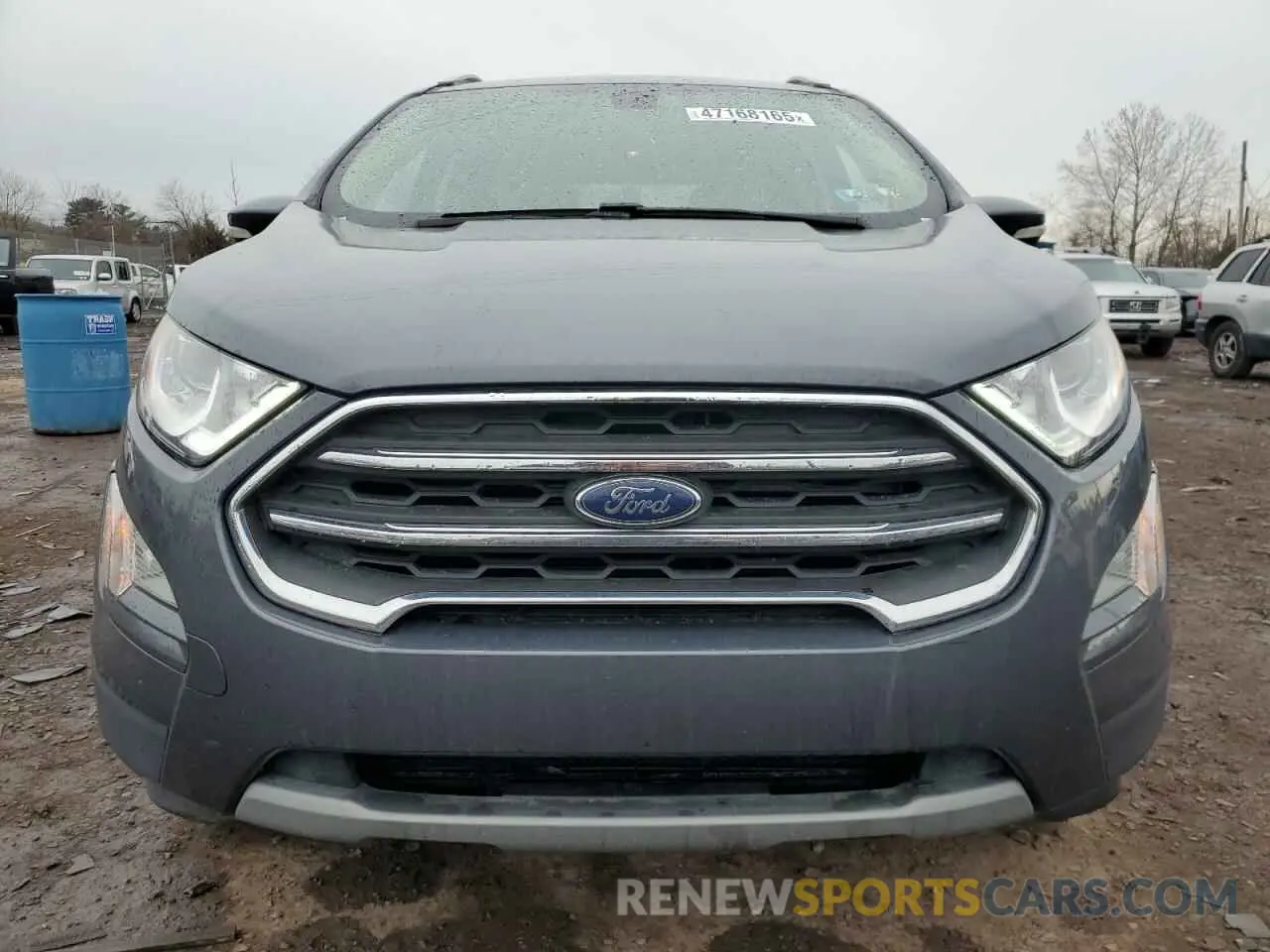 5 fotografías del automóvil dañado MAJ6S3KL2MC412475 FORD ECOSPORT 2021