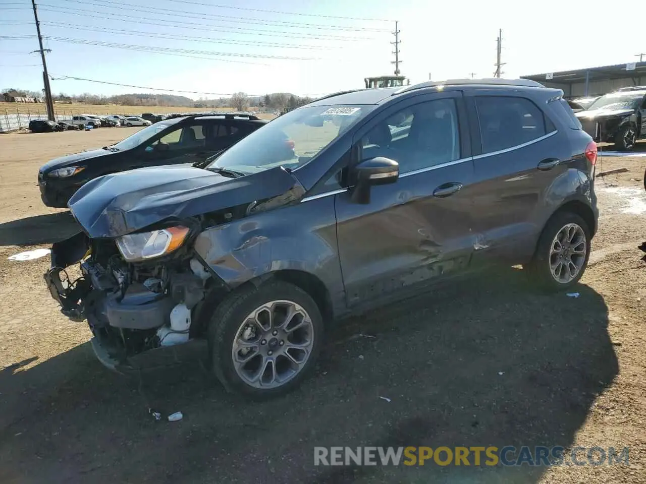 1 fotografías del automóvil dañado MAJ6S3KL2MC452474 FORD ECOSPORT 2021