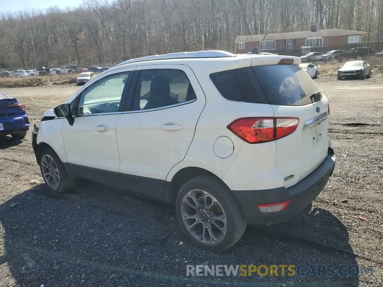 2 fotografías del automóvil dañado MAJ6S3KL3MC402098 FORD ECOSPORT 2021