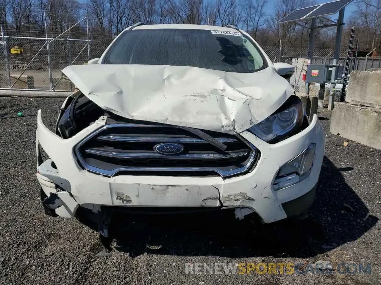 5 fotografías del automóvil dañado MAJ6S3KL3MC402098 FORD ECOSPORT 2021