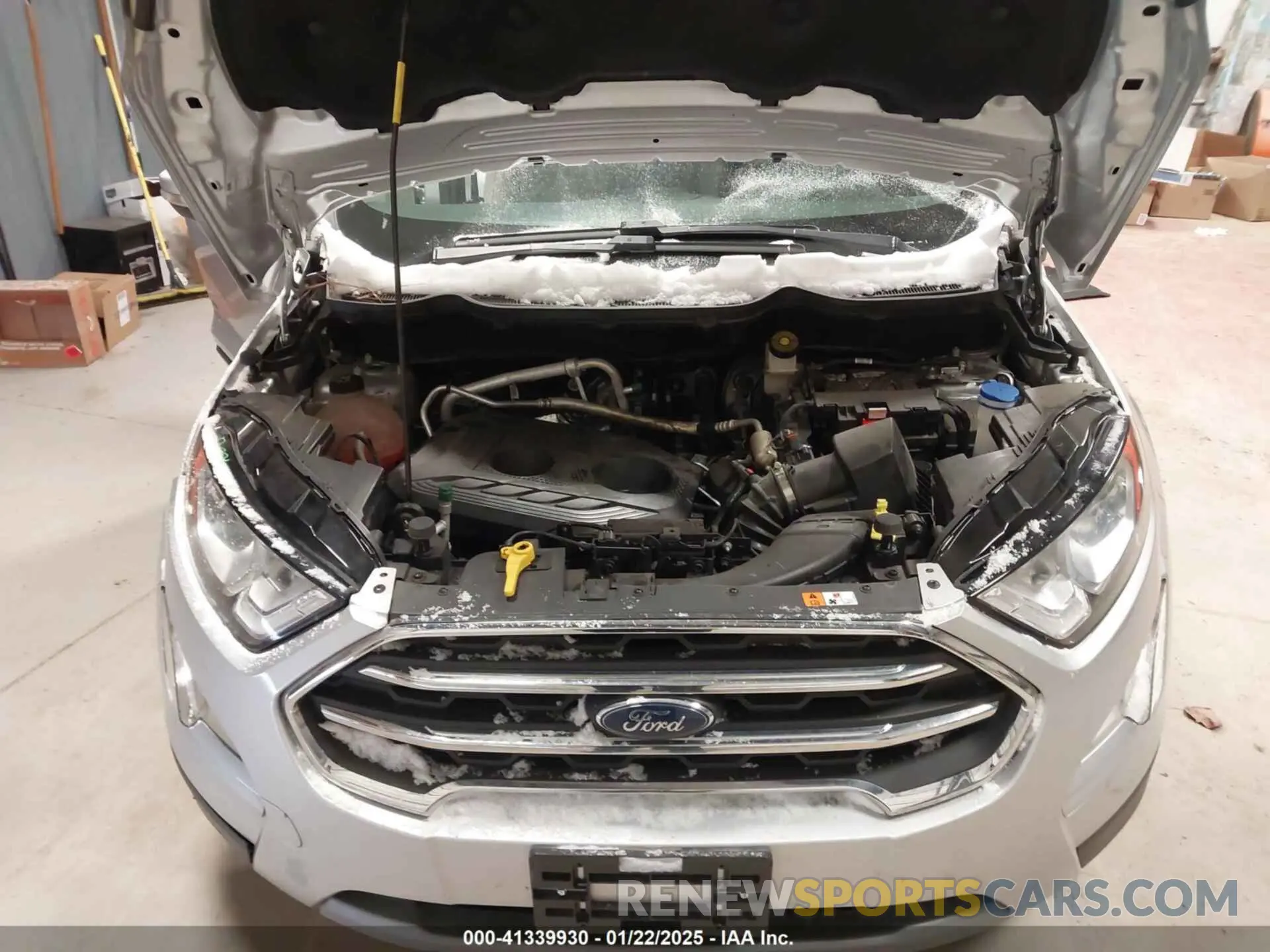 10 fotografías del automóvil dañado MAJ6S3KL3MC403106 FORD ECOSPORT 2021
