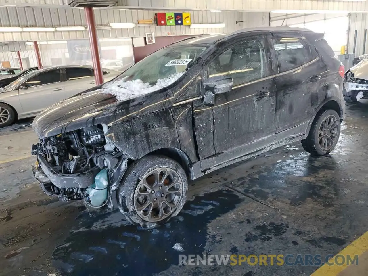 1 fotografías del automóvil dañado MAJ6S3KL5MC424412 FORD ECOSPORT 2021