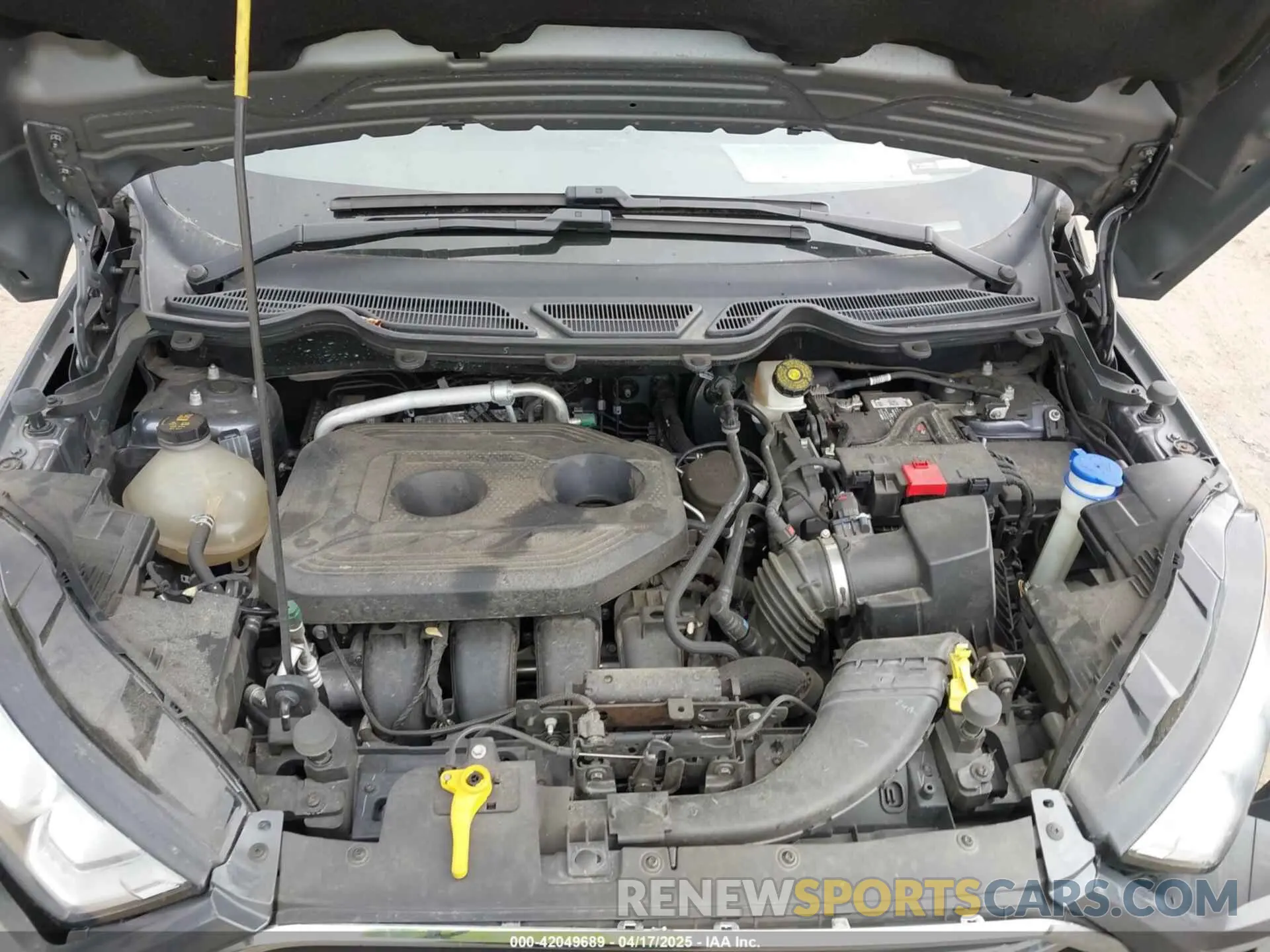 10 fotografías del automóvil dañado MAJ6S3KL5MC452064 FORD ECOSPORT 2021