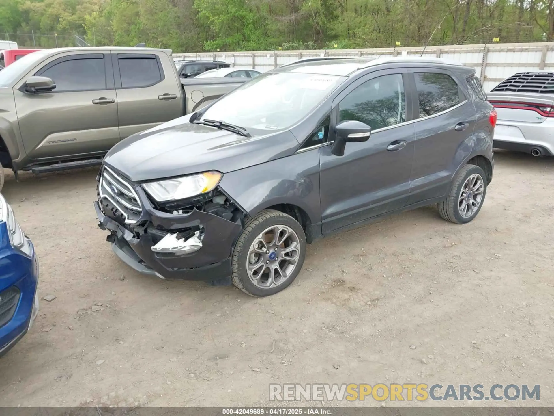 2 fotografías del automóvil dañado MAJ6S3KL5MC452064 FORD ECOSPORT 2021