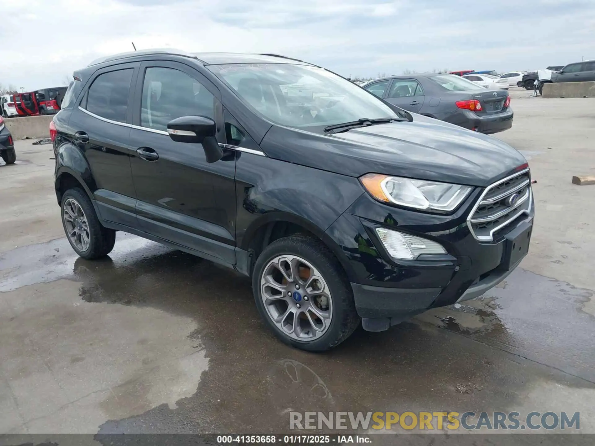 1 fotografías del automóvil dañado MAJ6S3KL8MC425750 FORD ECOSPORT 2021