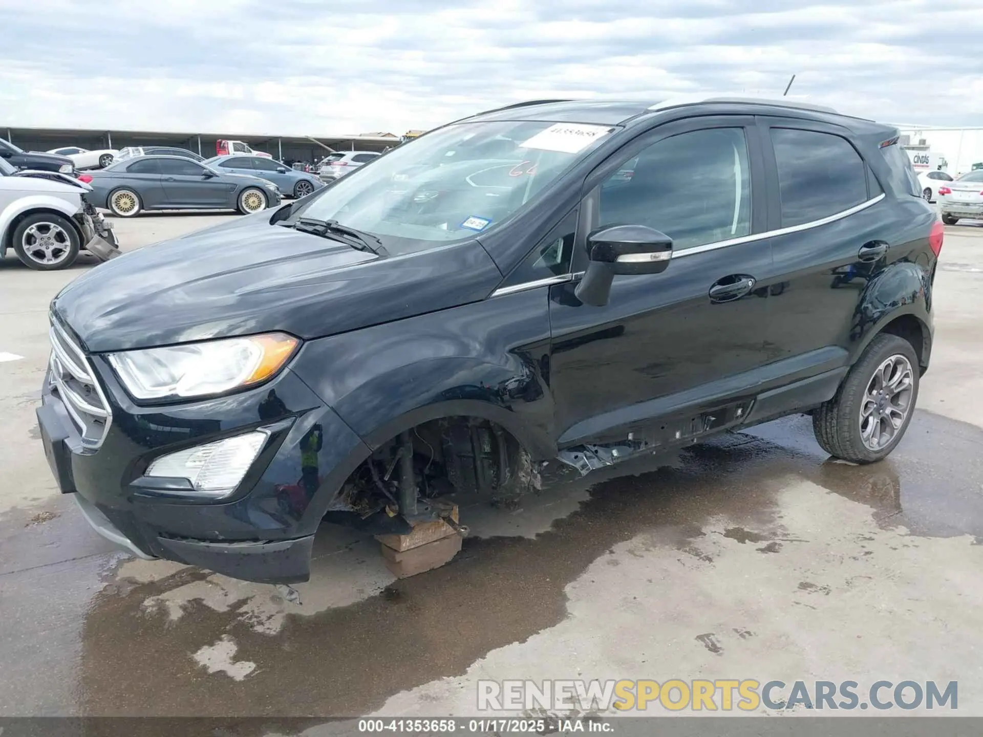 6 fotografías del automóvil dañado MAJ6S3KL8MC425750 FORD ECOSPORT 2021