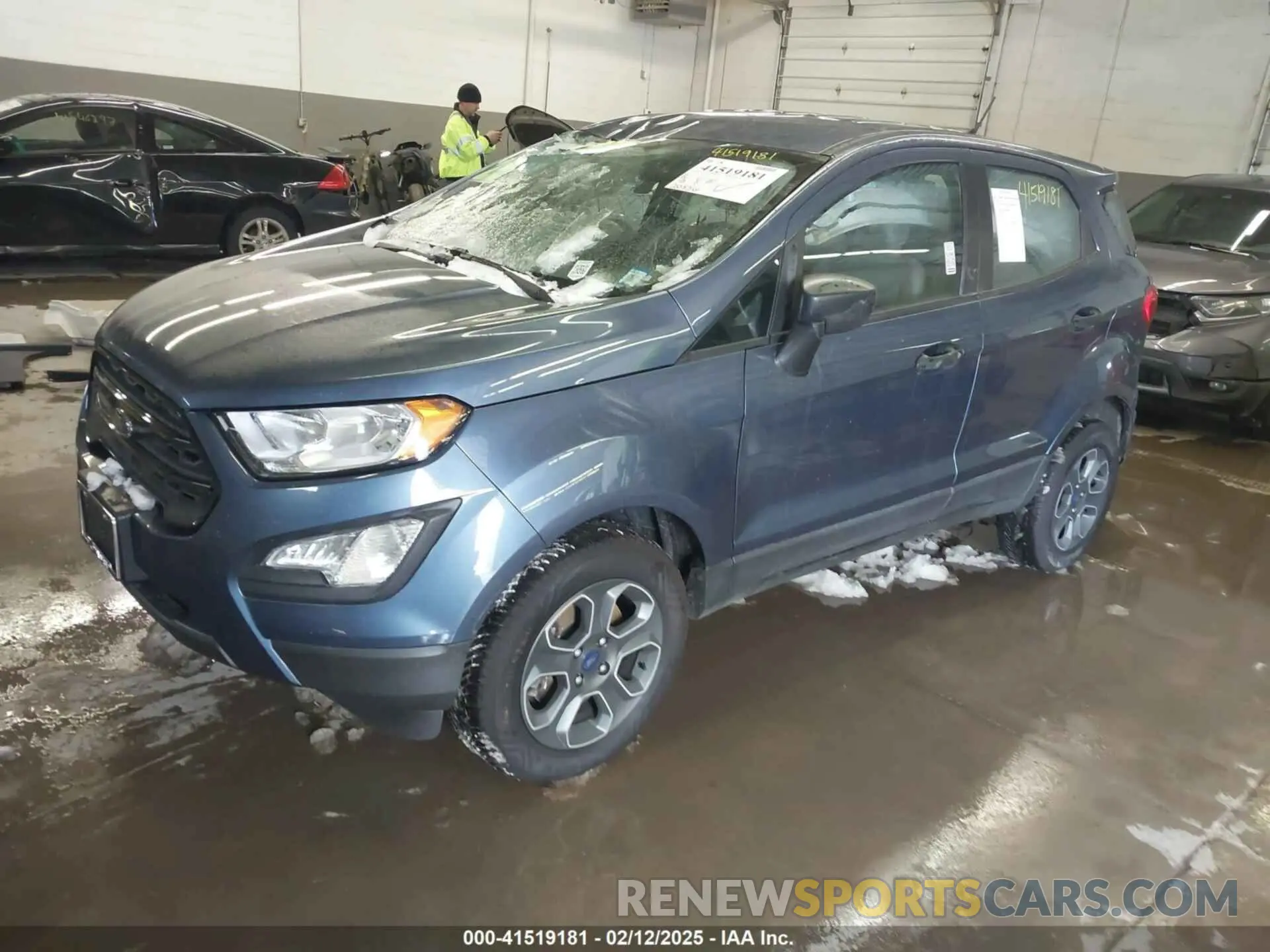 2 fotografías del automóvil dañado MAJ6S3FL0NC457085 FORD ECOSPORT 2022
