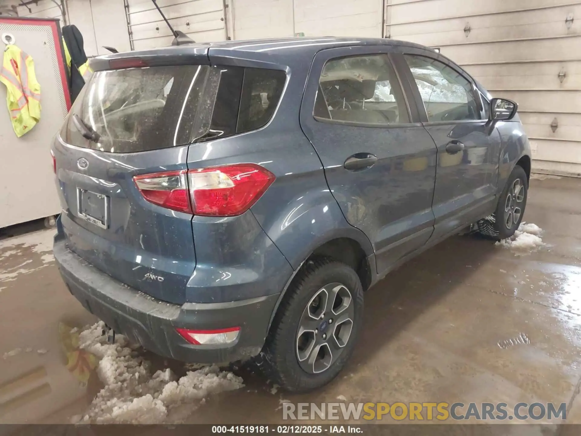 4 fotografías del automóvil dañado MAJ6S3FL0NC457085 FORD ECOSPORT 2022