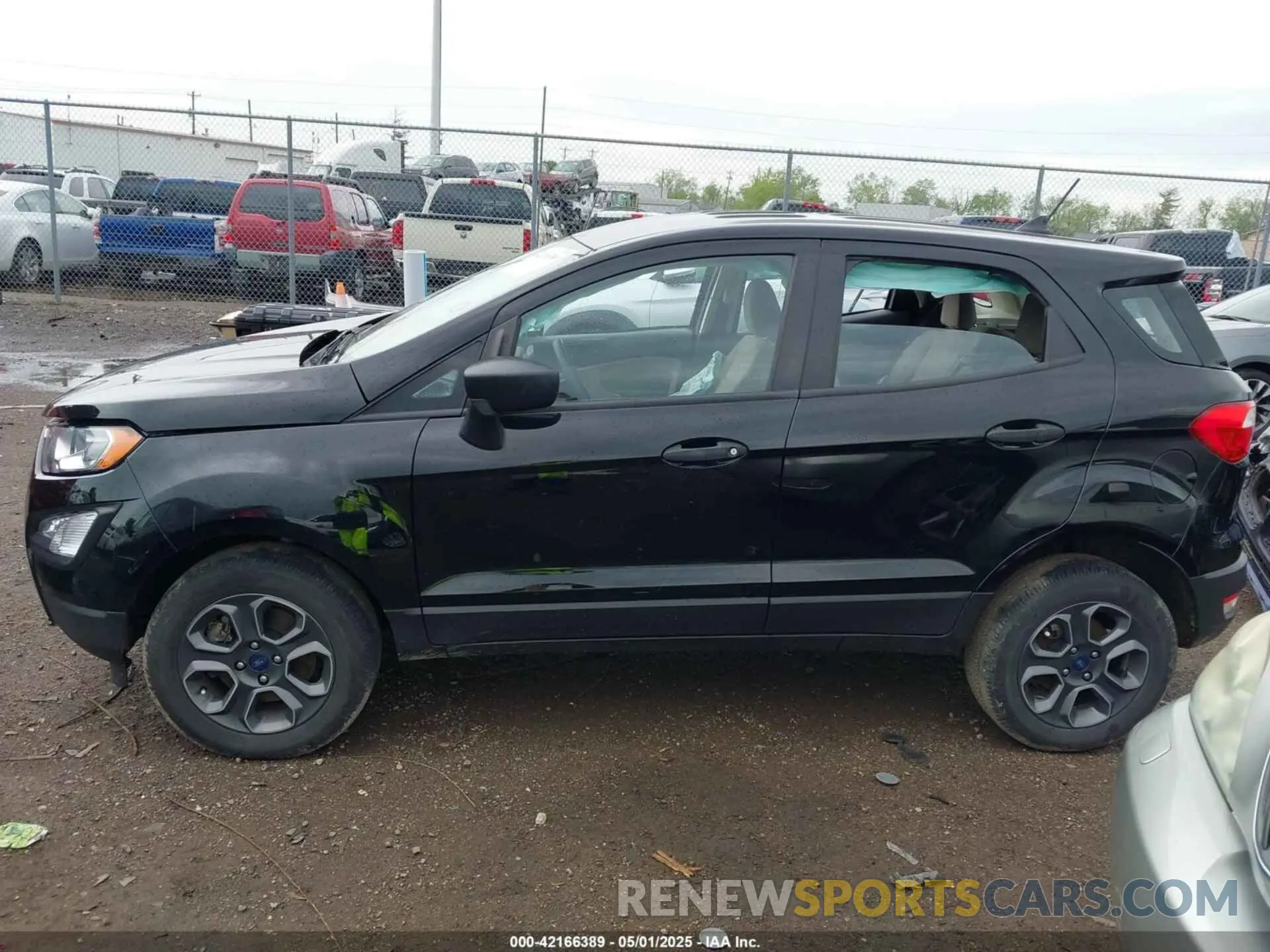 14 fotografías del automóvil dañado MAJ6S3FL3NC464015 FORD ECOSPORT 2022