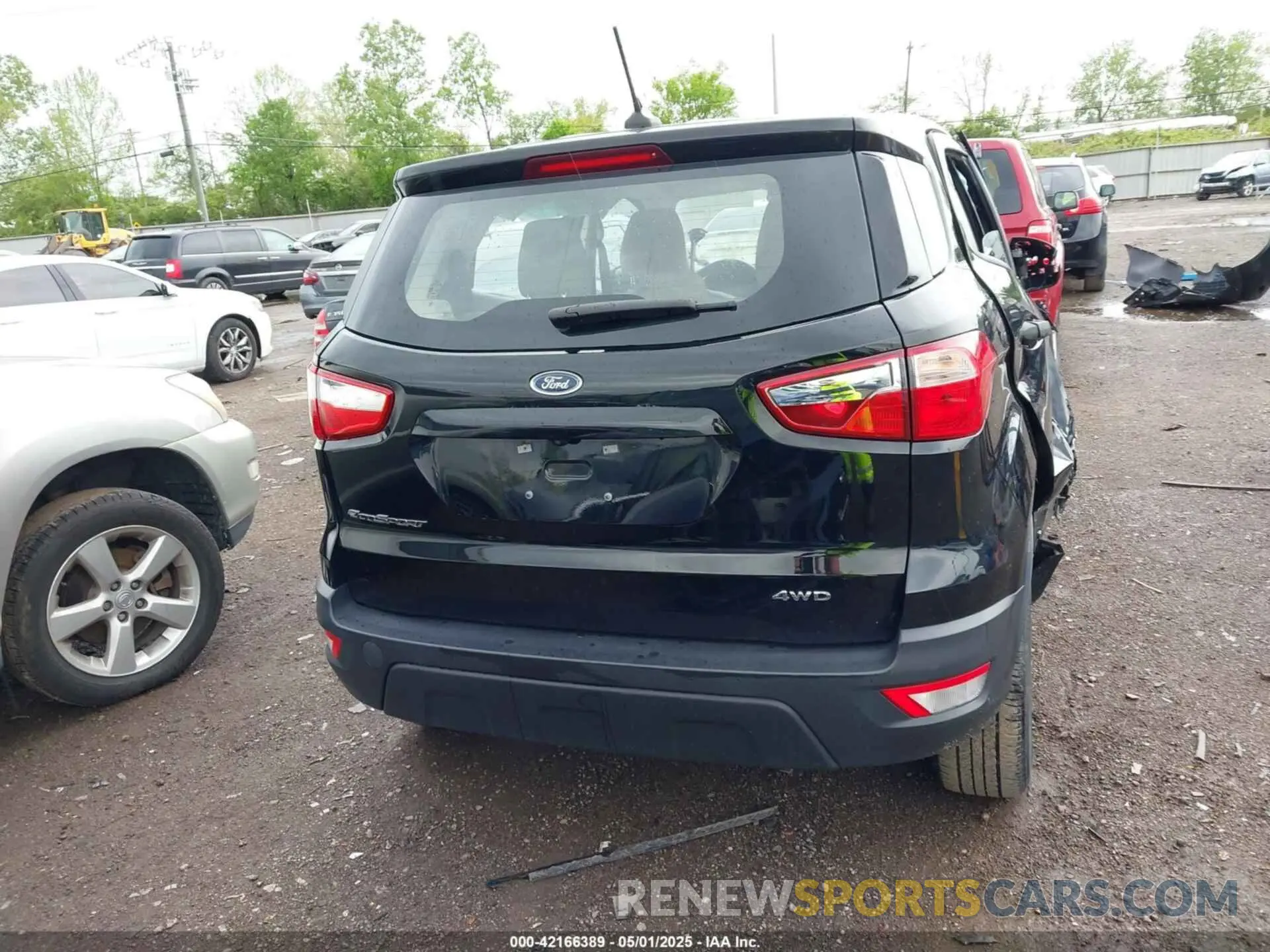 16 fotografías del automóvil dañado MAJ6S3FL3NC464015 FORD ECOSPORT 2022