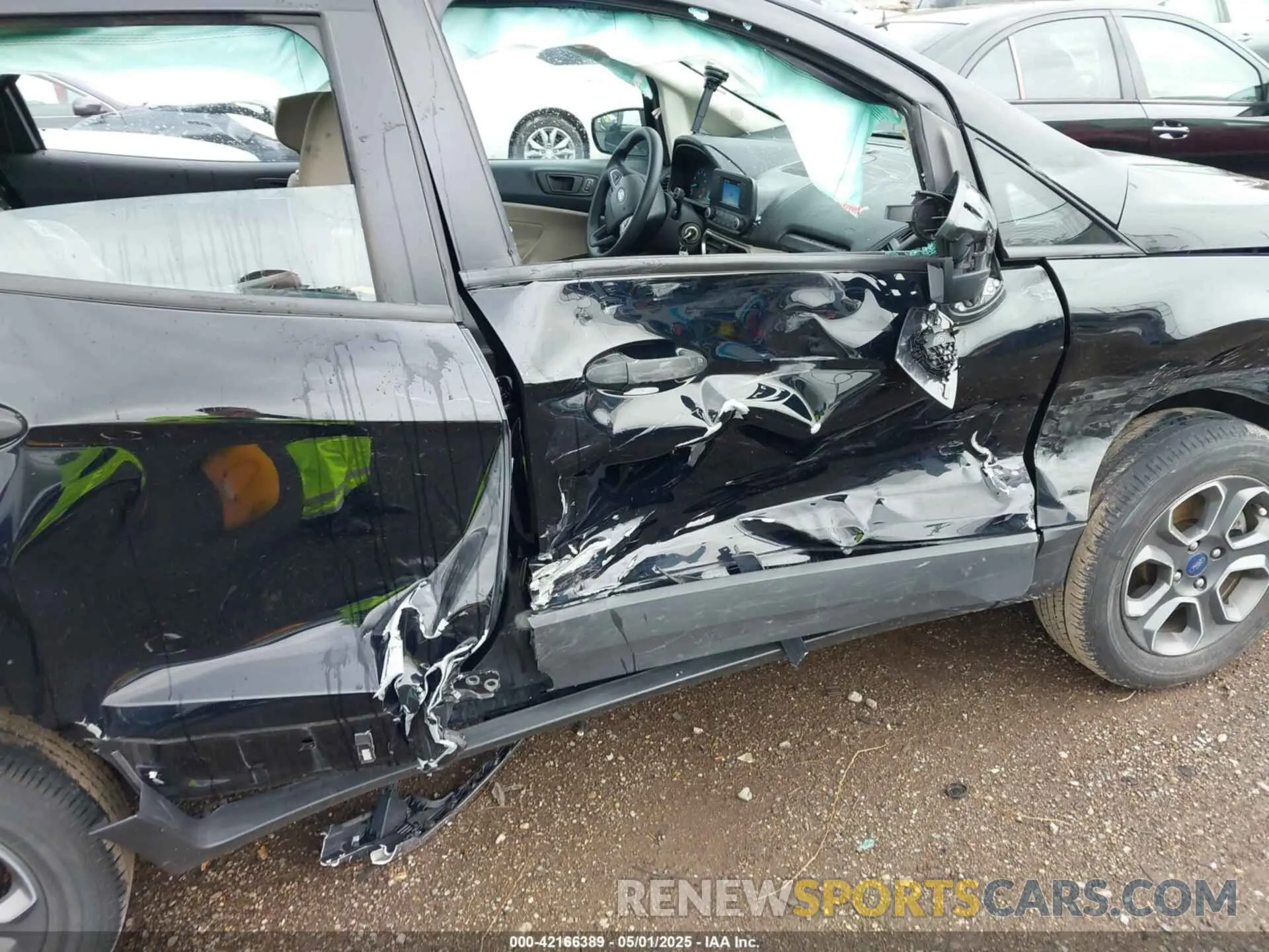 6 fotografías del automóvil dañado MAJ6S3FL3NC464015 FORD ECOSPORT 2022