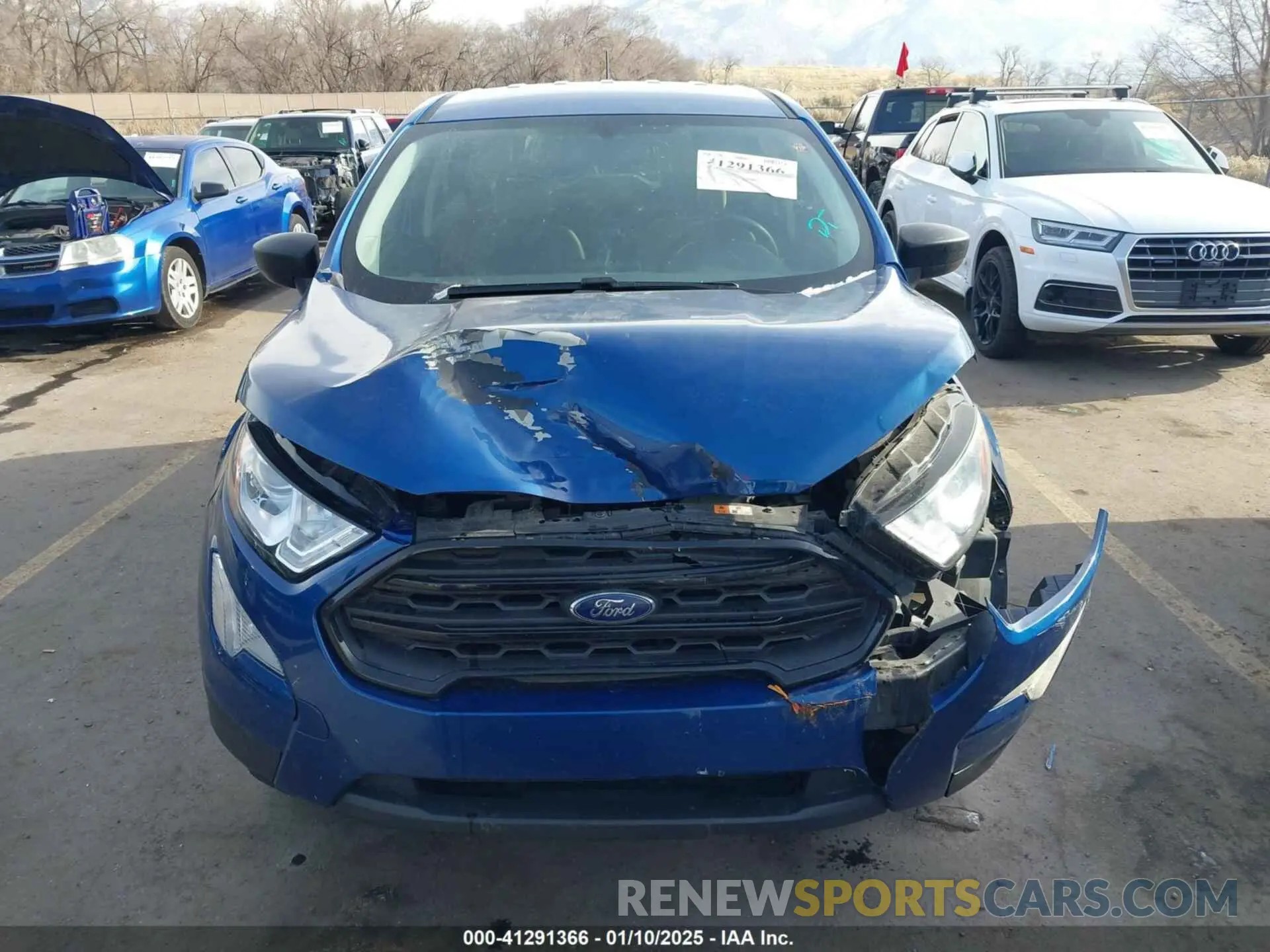 12 fotografías del automóvil dañado MAJ6S3FL4NC461673 FORD ECOSPORT 2022