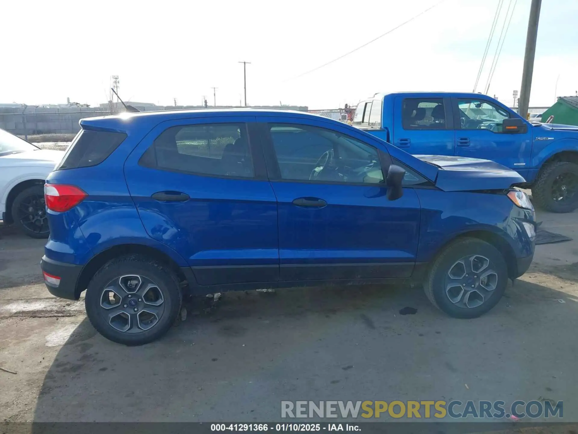 13 fotografías del automóvil dañado MAJ6S3FL4NC461673 FORD ECOSPORT 2022