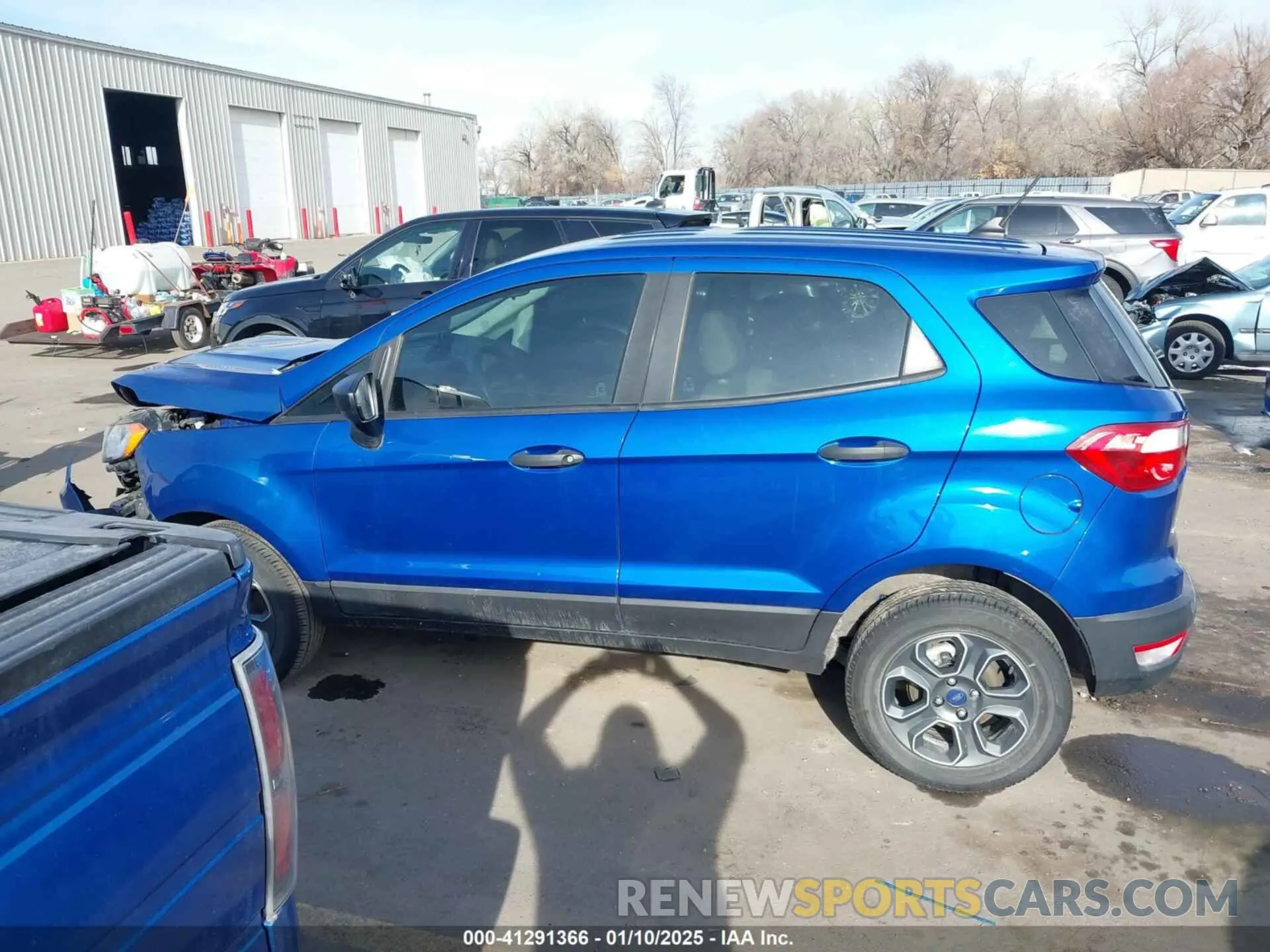 14 fotografías del automóvil dañado MAJ6S3FL4NC461673 FORD ECOSPORT 2022