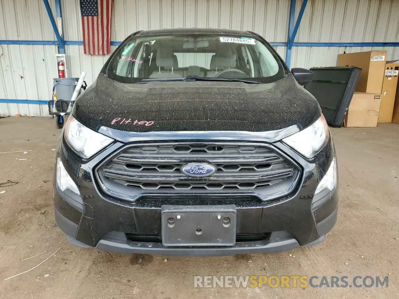 5 fotografías del automóvil dañado MAJ6S3FL4NC464783 FORD ECOSPORT 2022