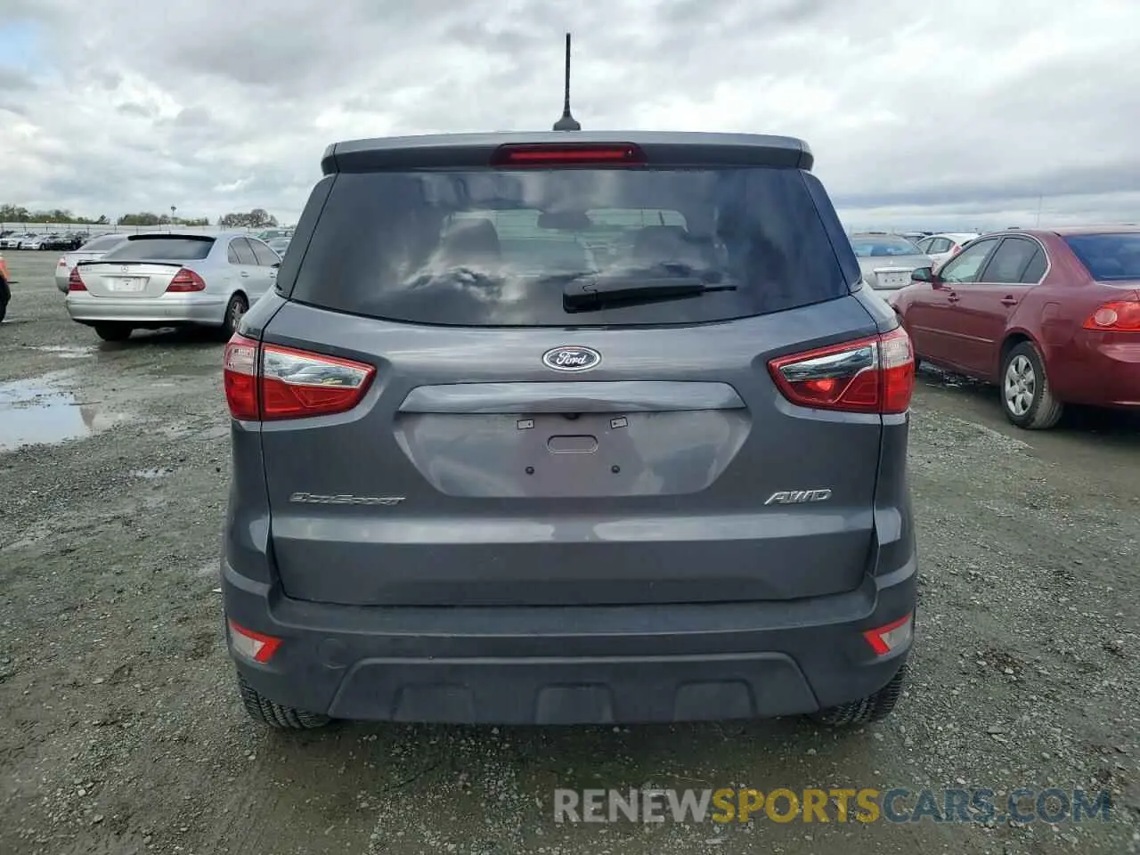 6 fotografías del automóvil dañado MAJ6S3FL4NC465299 FORD ECOSPORT 2022