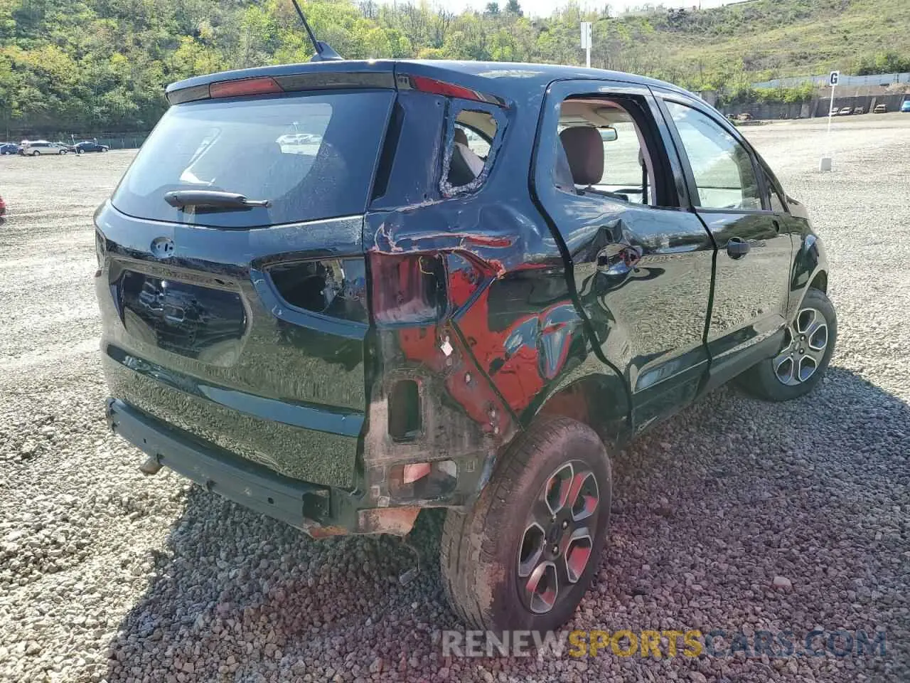 3 fotografías del automóvil dañado MAJ6S3FL4NC466808 FORD ECOSPORT 2022