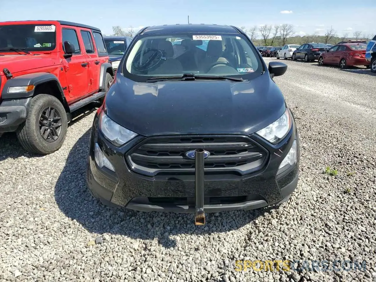 5 fotografías del automóvil dañado MAJ6S3FL4NC466808 FORD ECOSPORT 2022