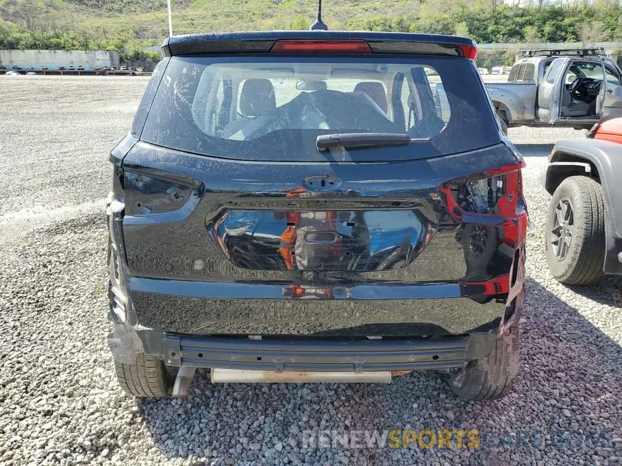 6 fotografías del automóvil dañado MAJ6S3FL4NC466808 FORD ECOSPORT 2022
