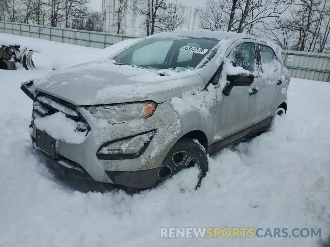 1 fotografías del automóvil dañado MAJ6S3FL6NC464090 FORD ECOSPORT 2022