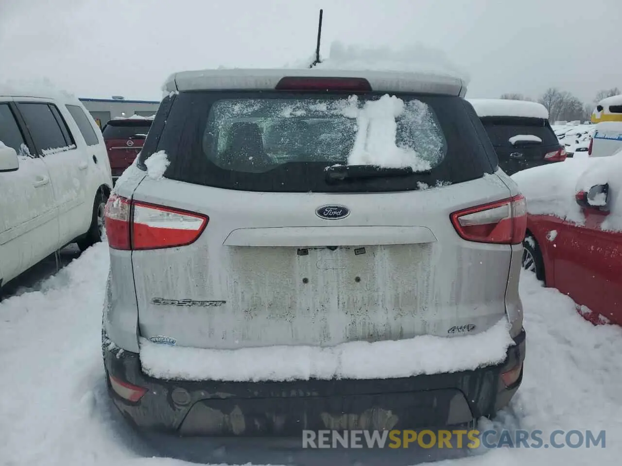 6 fotografías del automóvil dañado MAJ6S3FL6NC464090 FORD ECOSPORT 2022