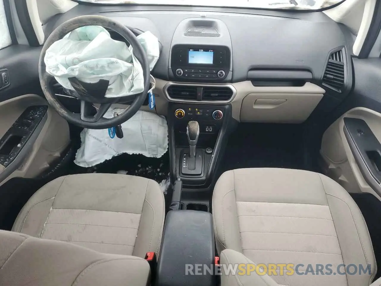 8 fotografías del automóvil dañado MAJ6S3FL6NC464090 FORD ECOSPORT 2022