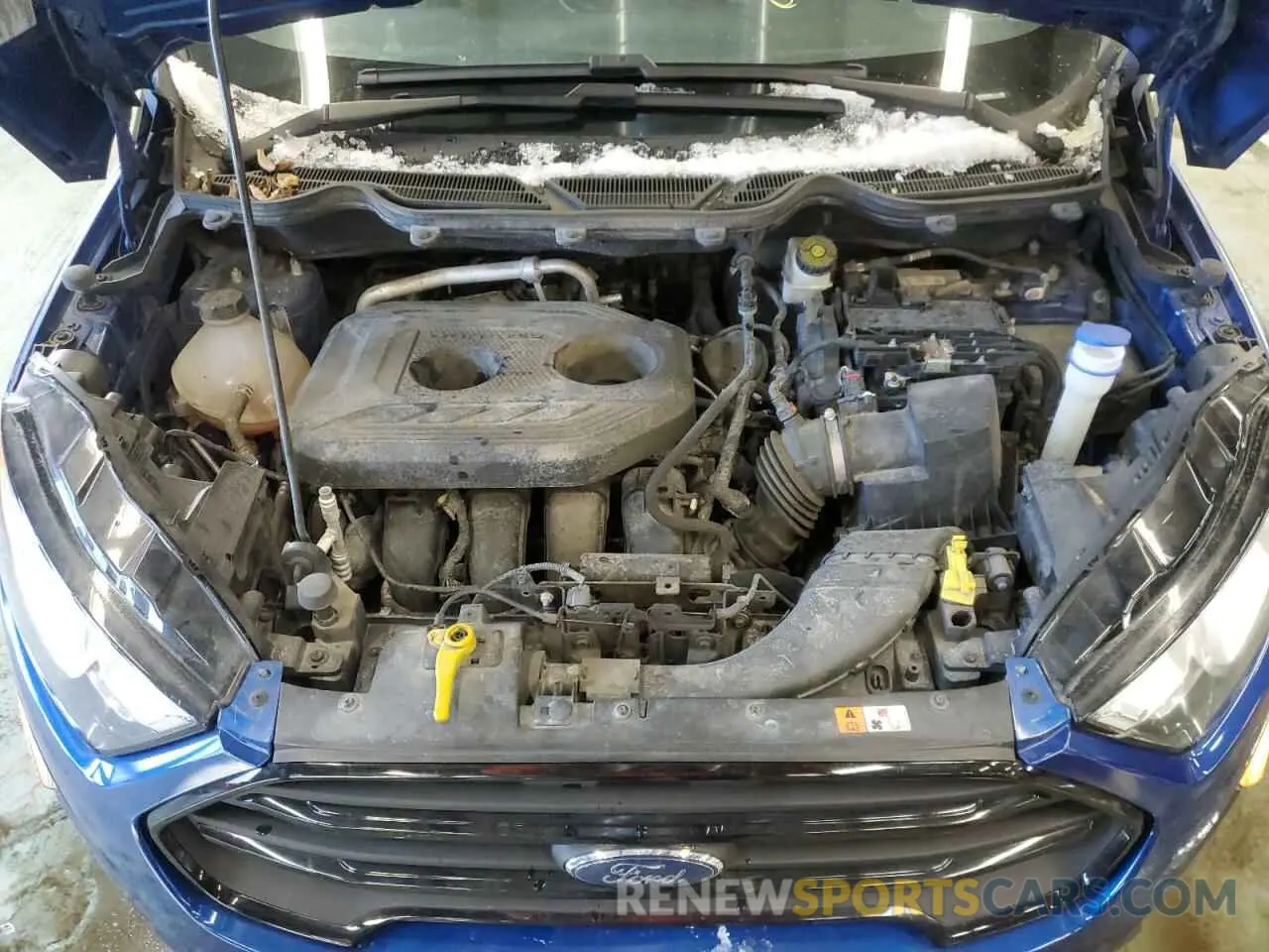 12 fotografías del automóvil dañado MAJ6S3FL8NC468058 FORD ECOSPORT 2022