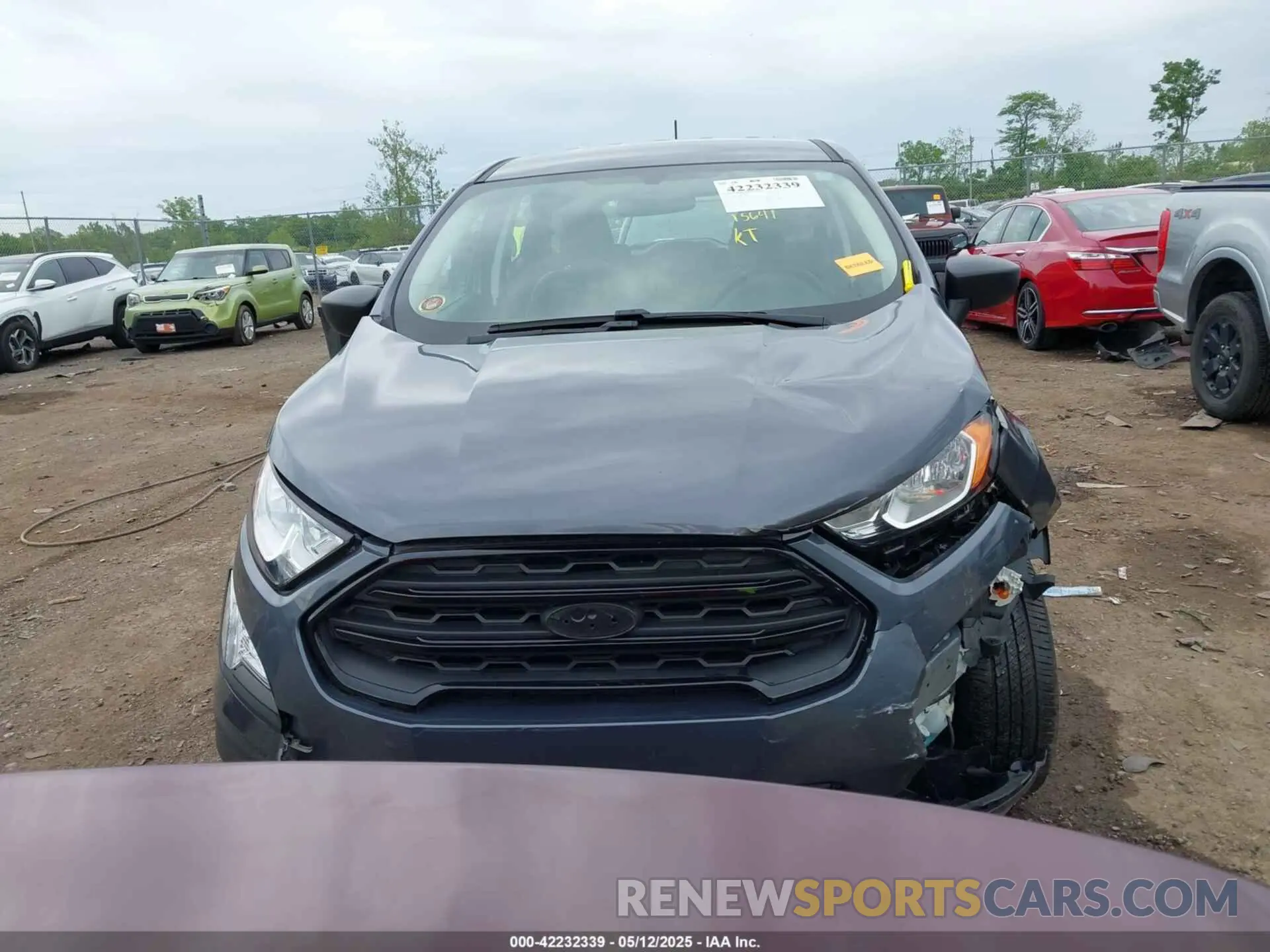 12 fotografías del automóvil dañado MAJ6S3FLXNC460253 FORD ECOSPORT 2022