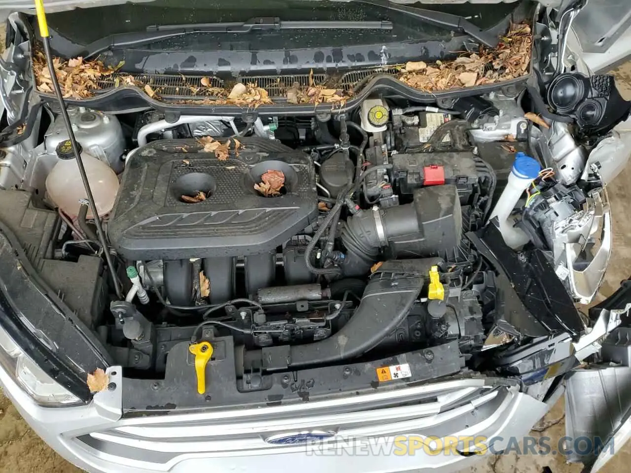 12 fotografías del automóvil dañado MAJ6S3GL2NC462822 FORD ECOSPORT 2022