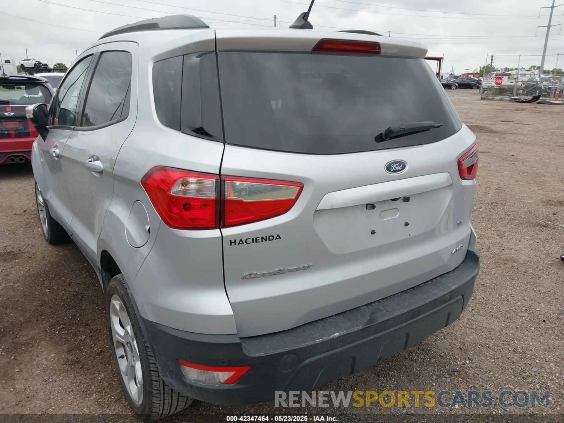 3 fotografías del automóvil dañado MAJ6S3GL2NC469916 FORD ECOSPORT 2022
