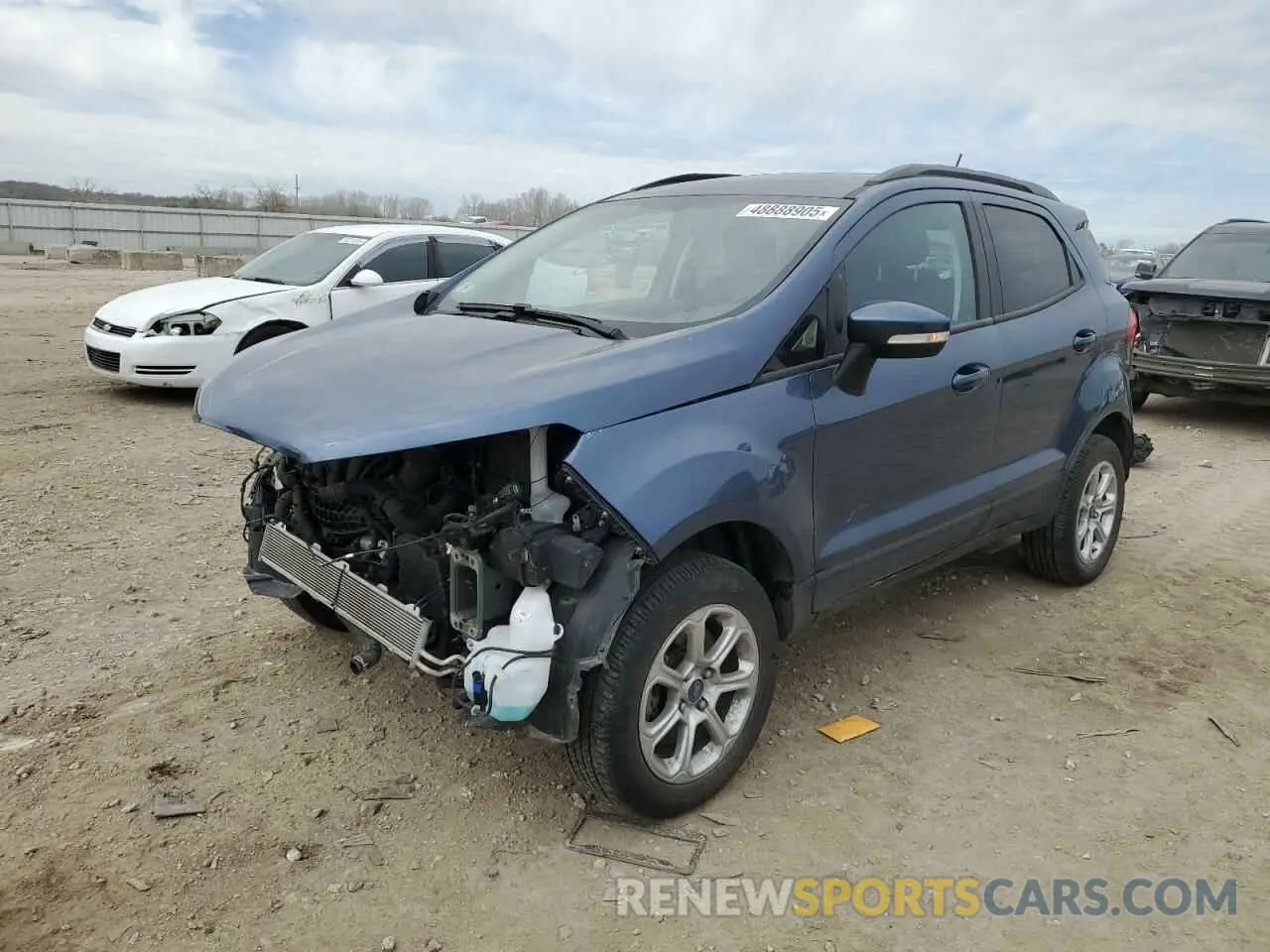 1 fotografías del automóvil dañado MAJ6S3GL2NC469964 FORD ECOSPORT 2022