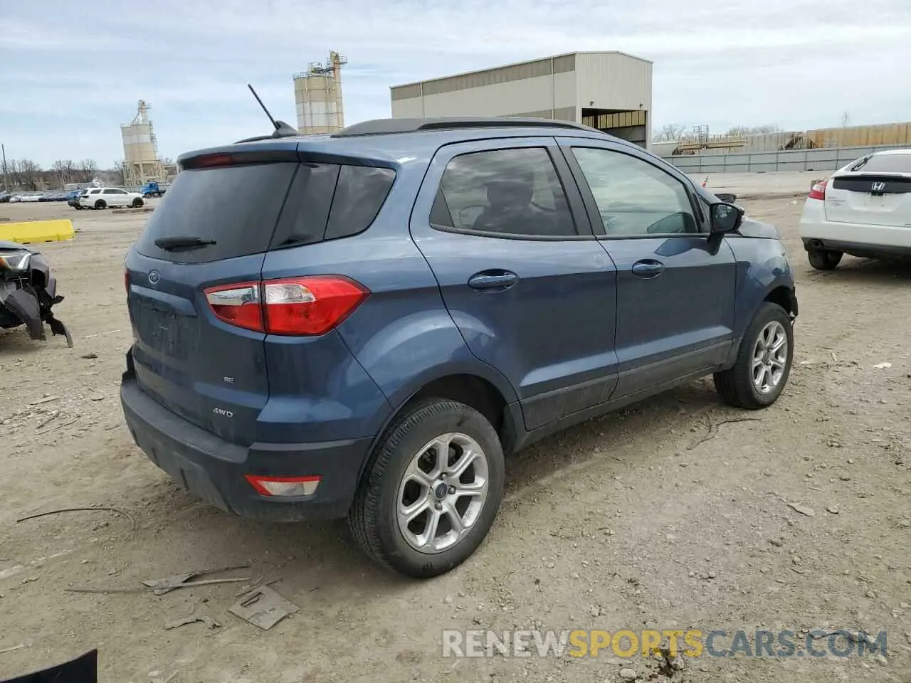 3 fotografías del automóvil dañado MAJ6S3GL2NC469964 FORD ECOSPORT 2022