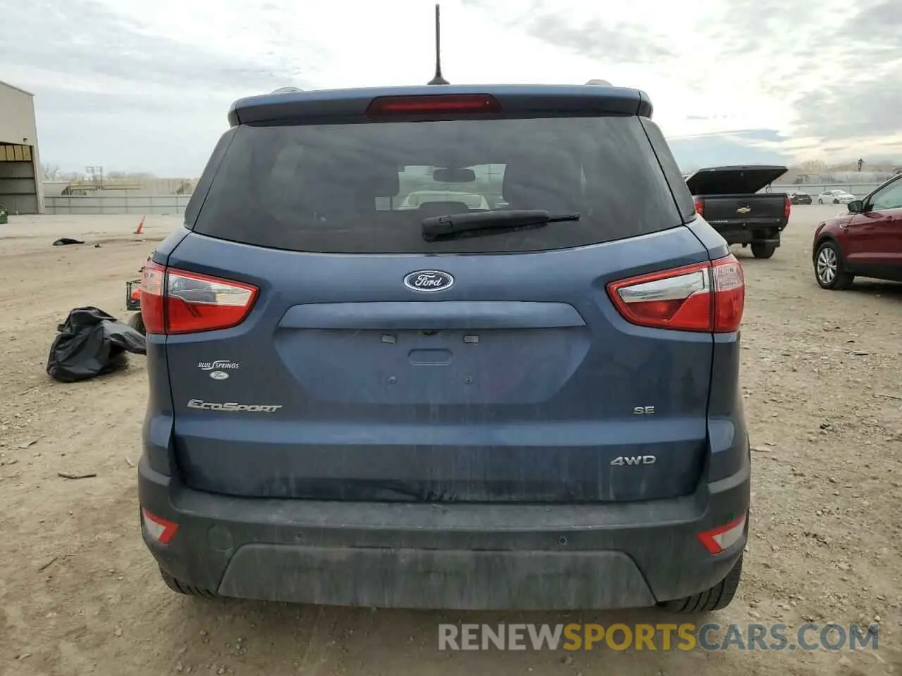 6 fotografías del automóvil dañado MAJ6S3GL2NC469964 FORD ECOSPORT 2022