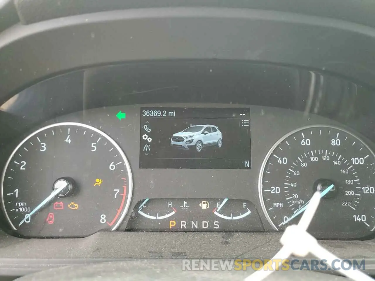 9 fotografías del automóvil dañado MAJ6S3GL2NC469964 FORD ECOSPORT 2022