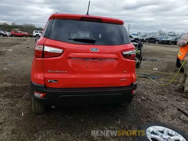 15 fotografías del automóvil dañado MAJ6S3GL4NC466502 FORD ECOSPORT 2022