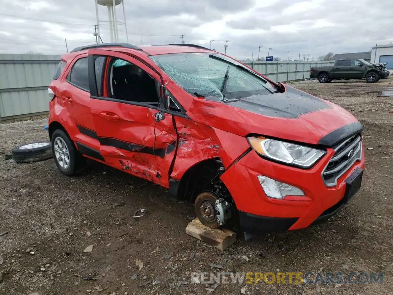 4 fotografías del automóvil dañado MAJ6S3GL4NC466502 FORD ECOSPORT 2022