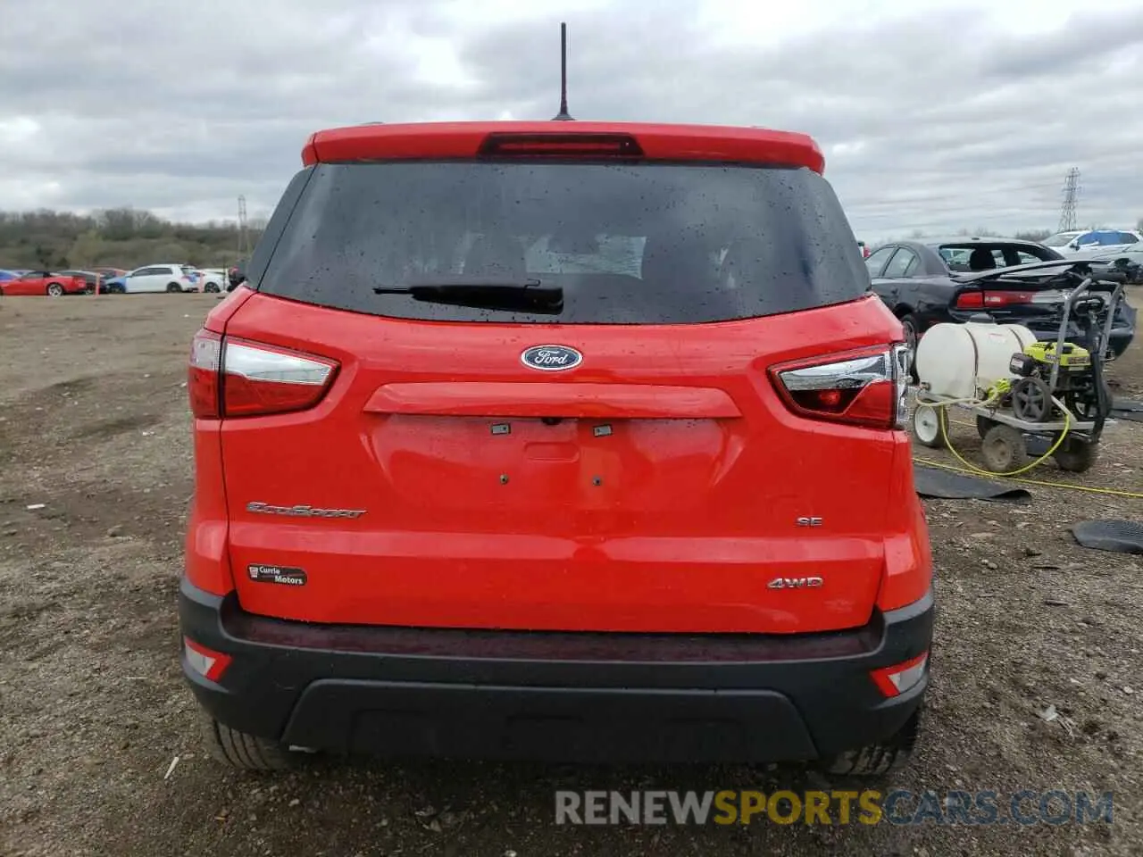 6 fotografías del automóvil dañado MAJ6S3GL4NC466502 FORD ECOSPORT 2022