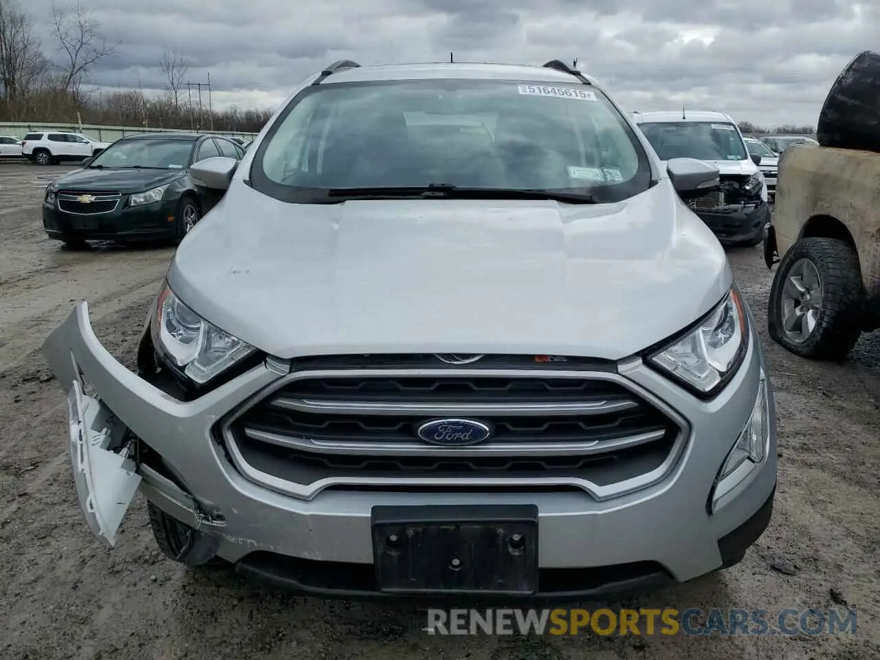 5 fotografías del automóvil dañado MAJ6S3GL4NC469769 FORD ECOSPORT 2022